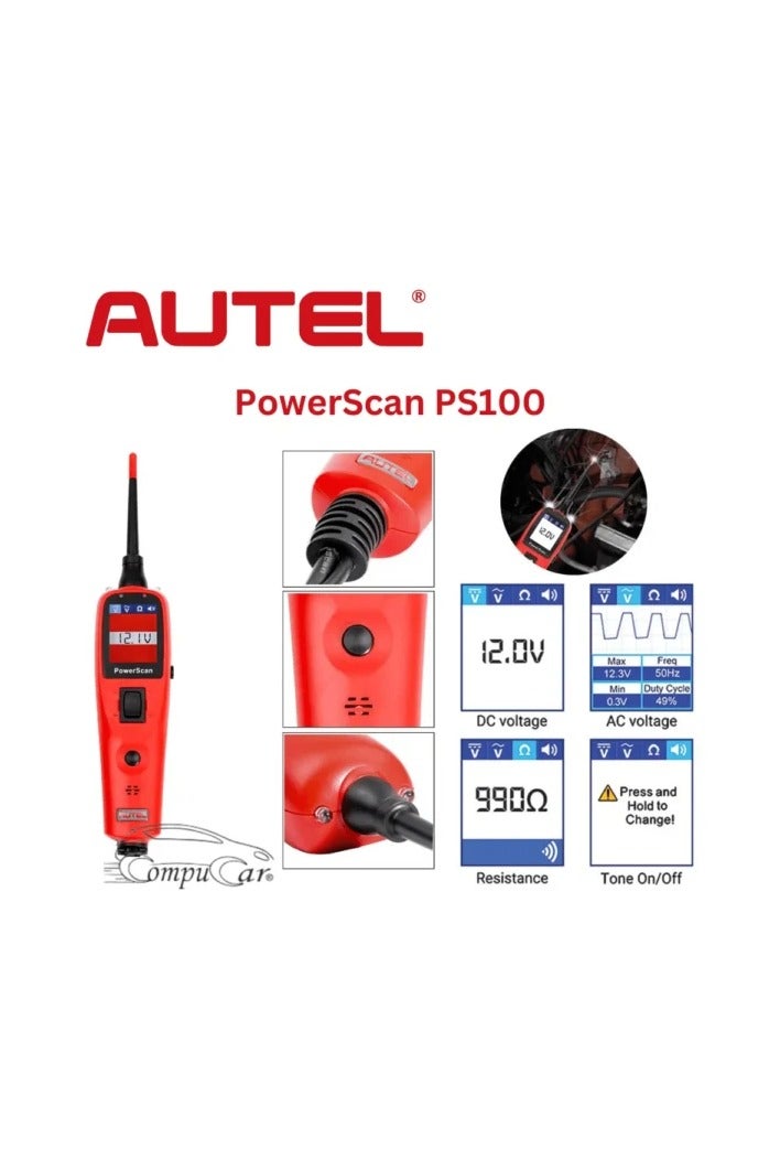 Autel Discover the Autel Power Scan PS100 An advanced tool for precise and fast automotive electrical circuit diagnostics. - Image 1