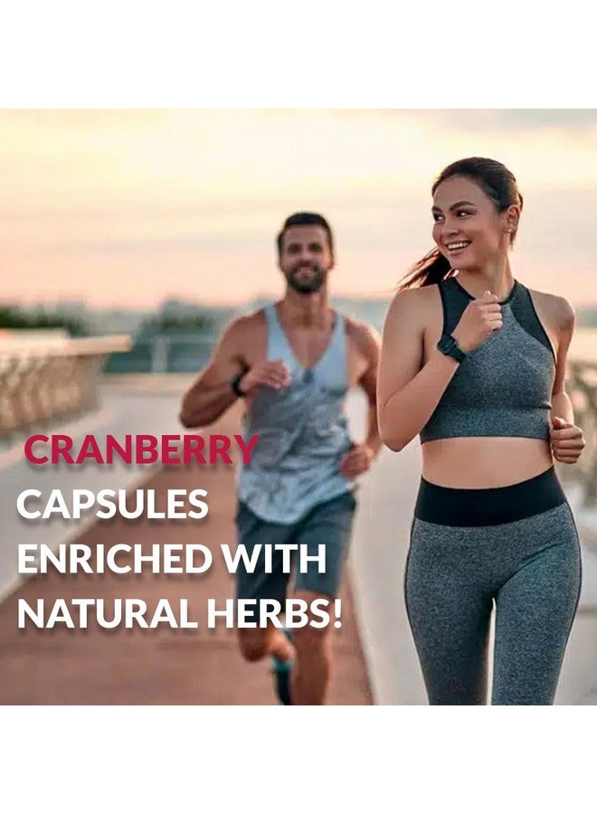 Simply Herbal كبسولات د مانوز التوت البري العشبية ببساطة 800 ملغ مع بروبيوتيك قوي ومضادات الأكسدة تعزز صحة المسالك البولية، والعظام والأسنان القوية للنساء والرجال (60 كبسولة) - Image 5