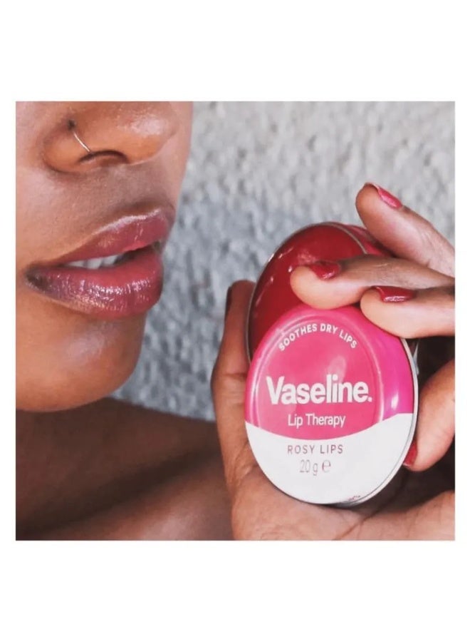 Vaseline Intensive Care Keratin Nail And Hand Cream Clear 75ml + Lip Therapy Rosy Lip Balm 20g - Image 5