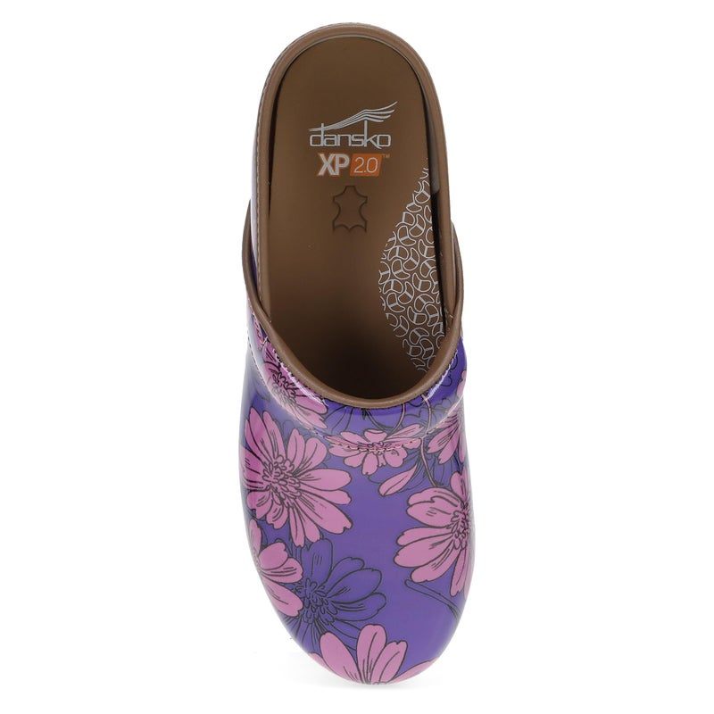 Dansko XP 2.0 Clogs - Lightweight Slip-Resistant Footwear for Comfort and Support - Ideal for Long Standing Professionals - Nursing, Healthcare Professionals Purple Bloom 8.5-9 M US - Image 2