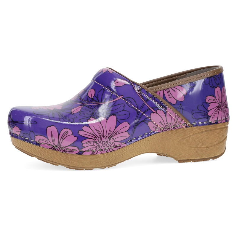 Dansko XP 2.0 Clogs - Lightweight Slip-Resistant Footwear for Comfort and Support - Ideal for Long Standing Professionals - Nursing, Healthcare Professionals Purple Bloom 8.5-9 M US - Image 1