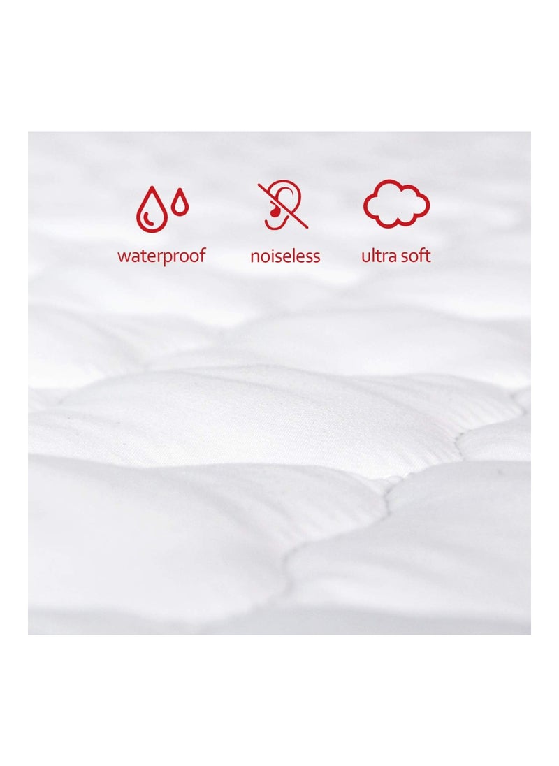 Moonsea Baby Pack And Play Sheets Waterproof 4 Sizes Fit Baby Trend Lil Snooze Deluxe  - Image 2