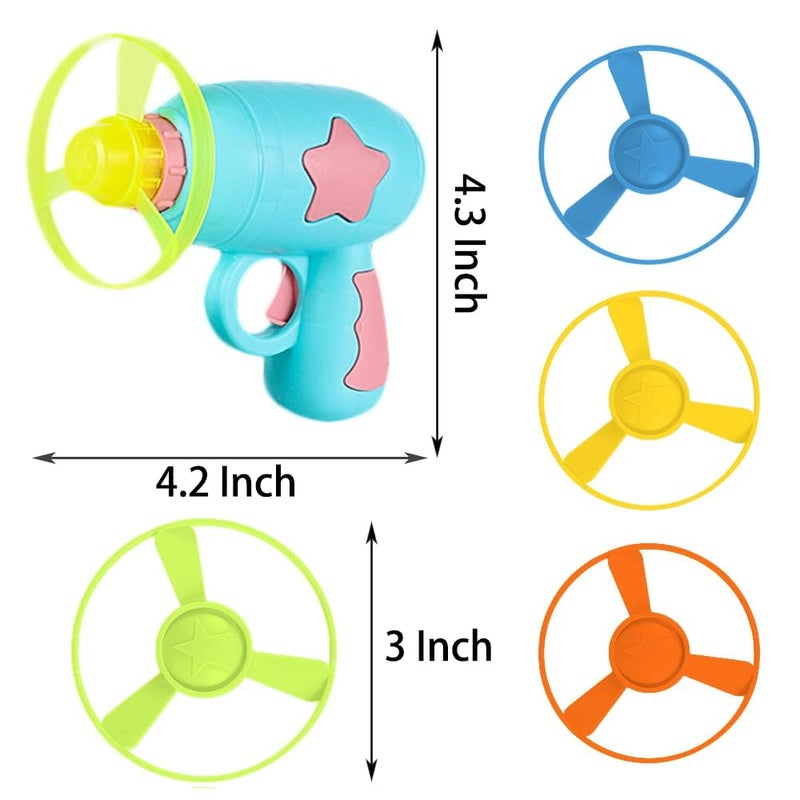 LAPOHI 14 PCS Cat Fetch Toy with Colorful Flying Propellers Set, Cat Playing Tracking Interactive Toys for Kitten Chasing Training Hunting - Image 4