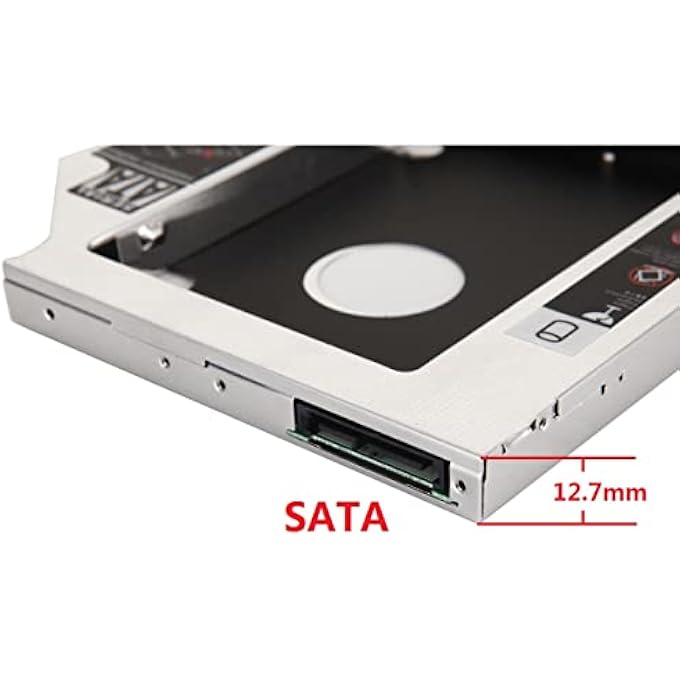 DE YOUNG 2ND SATA HARD DRIVE HDD CADDY ADAPTER FOR ASUS K55 K55V K55VM K55VD K55VJ - Image 2