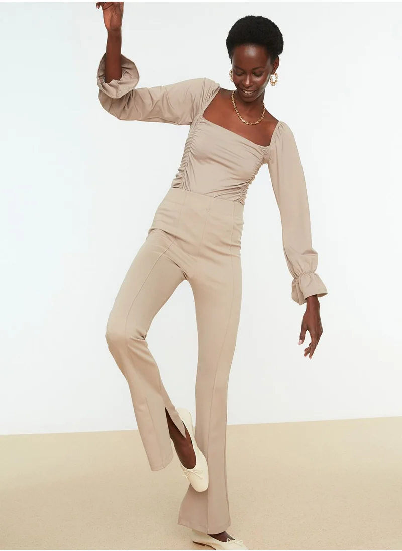 trendyol Flared Knitted Pants