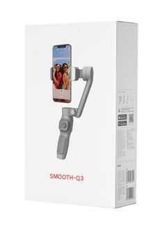 Zhiyun Zhiyun Smooth Q3 Combo, Handheld 3-Axis Smartphone Gimbal Stabilizer with Grip Tripod LED Fill Light Protective Case Foldable Phone for iPhone & Android  - Image 2