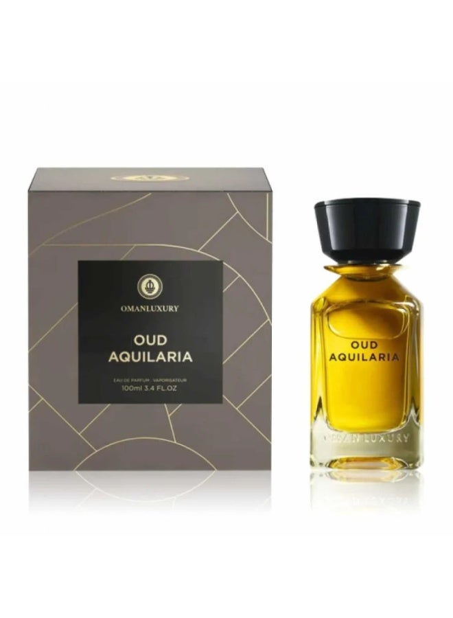 عمان الفاخرة عطر عود اكويلاريا أو دو بارفيوم من عمان لاكجري 100 مل - Image 1