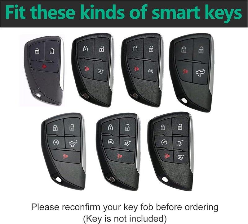 Flensent Clear TPU Key Fob Cover for Chevy and GMC - Image 3