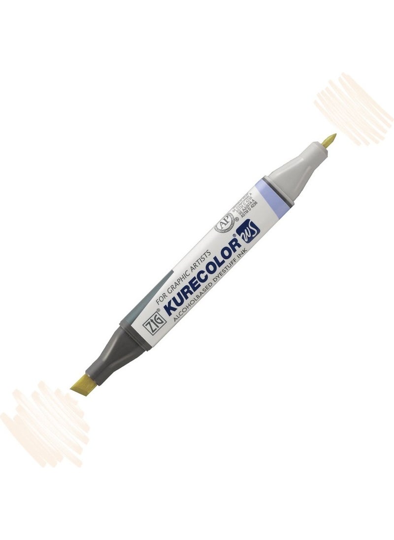 Zig Kurecolor KC3000 Twin S Marker Pen 418 Champagne  - Image 1