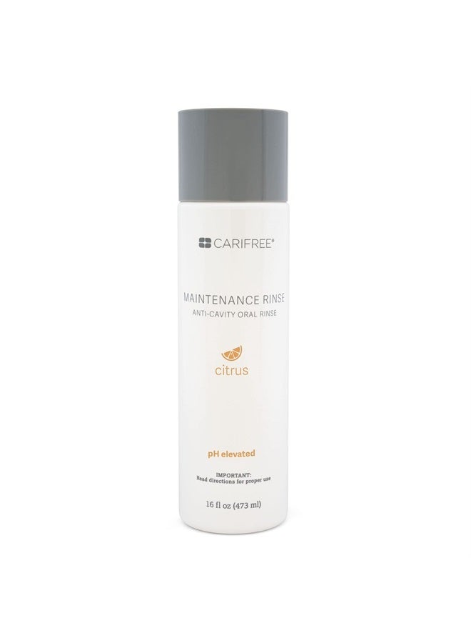 CariFree Maintenance Rinse (Citrus): Fluoride Mouthwash | Dentist Recommended Anti-Cavity Rinse | Xylitol | Neutralizes pH | Freshen Breath | Cavity Prevention | Alcohol Free - Image 1