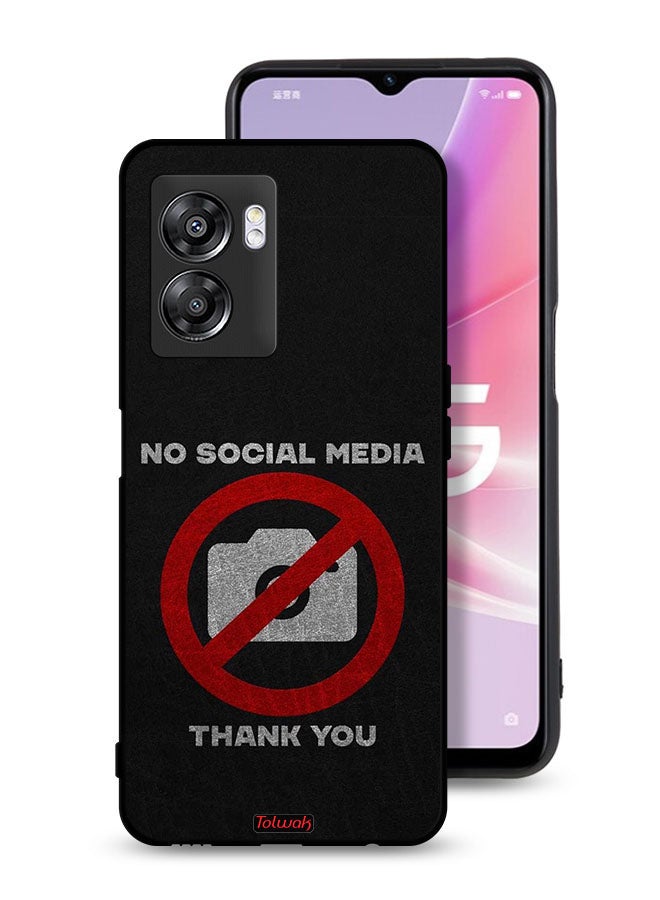 Tolwak OnePlus Nord N300 Protective Case Cover No Social Media Thank You - Image 1