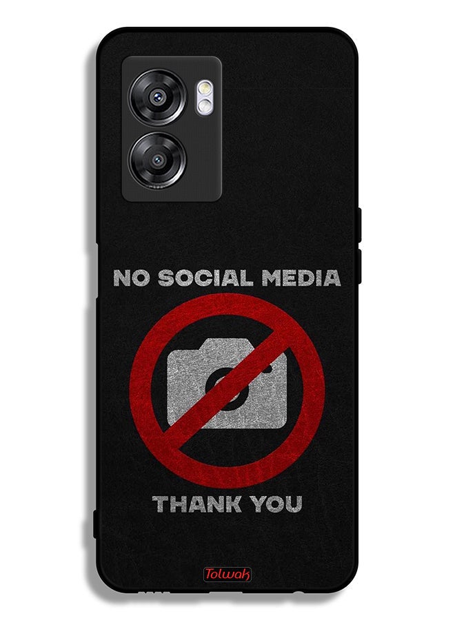 Tolwak OnePlus Nord N300 Protective Case Cover No Social Media Thank You - Image 2