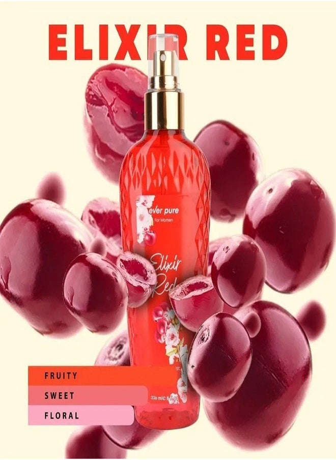 Fragrance Body Mist Elixir Red 236Ml