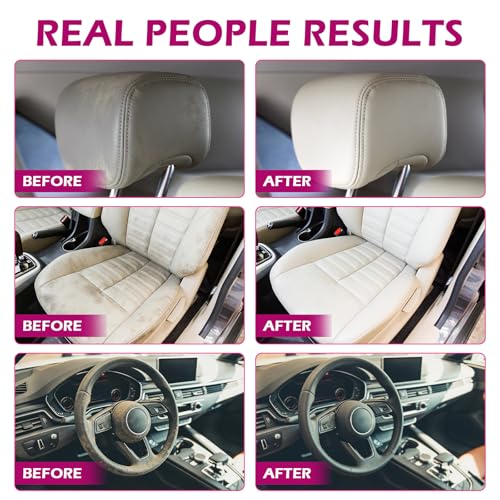 TABOUNTS Car Interior Cleaner –Polishing Cleaner-Multi-Surface Auto Detailing for Leather, Glass, Dashboards & More – Dual-Mode Foam & Mist Spray (17oz) with Cleaning Towel - Image 4