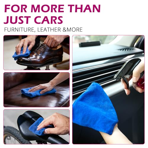 TABOUNTS Car Interior Cleaner –Polishing Cleaner-Multi-Surface Auto Detailing for Leather, Glass, Dashboards & More – Dual-Mode Foam & Mist Spray (17oz) with Cleaning Towel - Image 5