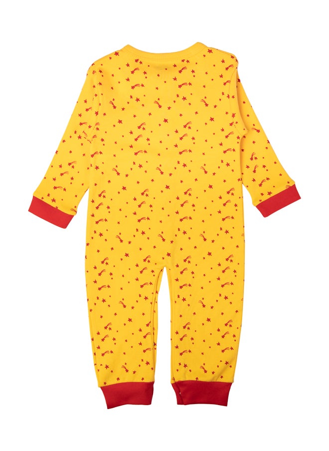 Babies Basic 100% Cotton Printed Long Sleeves Jumpsuit/Romper/Sleepsuit For Babies  - Image 5