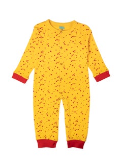 Babies Basic 100% Cotton Printed Long Sleeves Jumpsuit/Romper/Sleepsuit For Babies  - Image 4