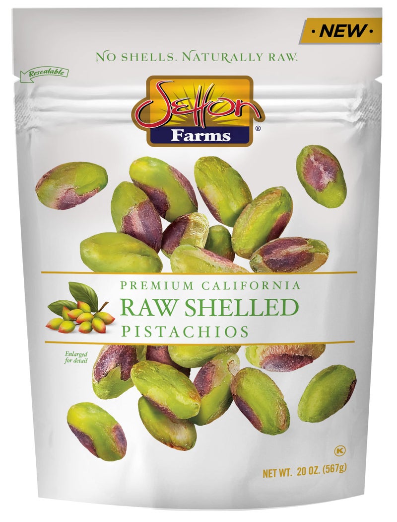 Setton Farms Naturally Raw Shelled Pistachios 20 oz Value Bag, No Shell Pistachios, Non-GMO Project Verified, Certified Gluten Free, Vegan and Kosher, Heart Healthy Snack, 20 Oz (Also perfect for making Dubai Chocolate) - Image 1