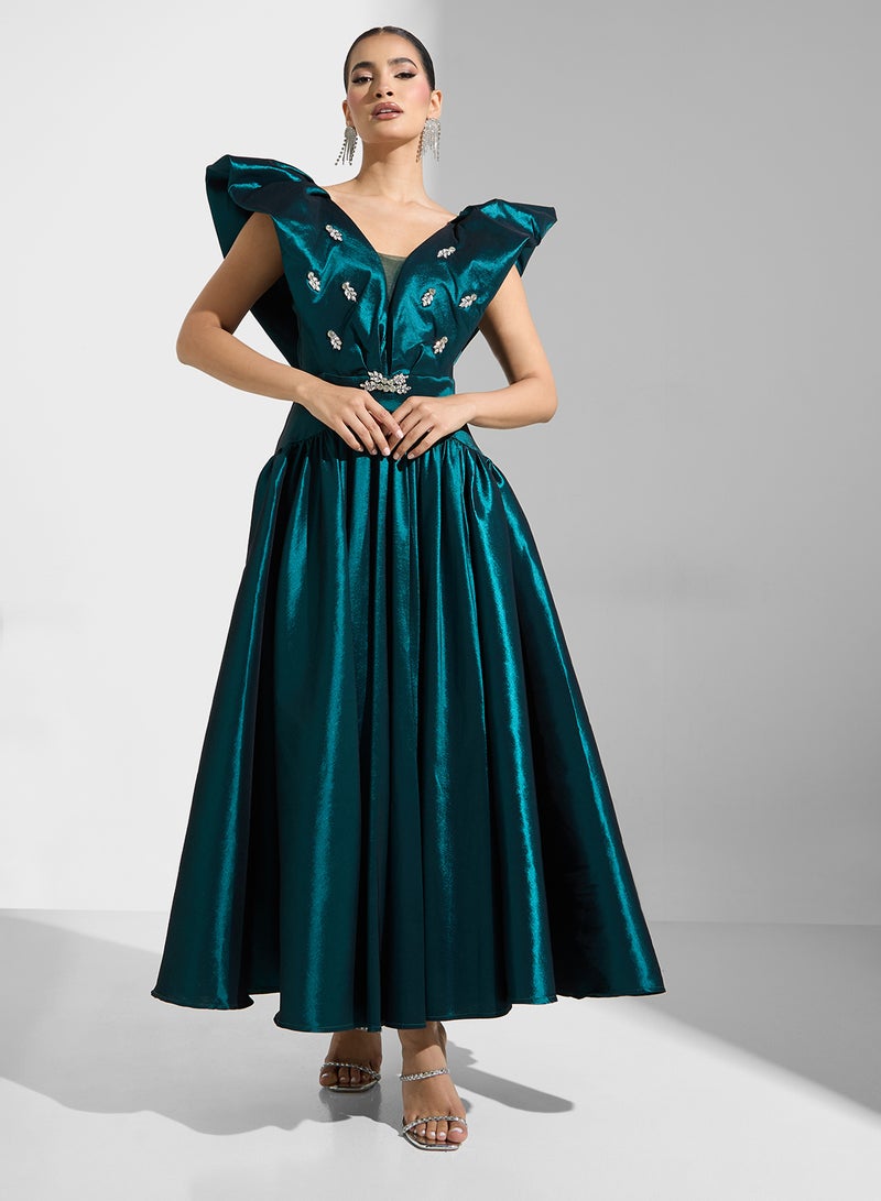 Namshi x Emerald Embellished Dress - Image 1