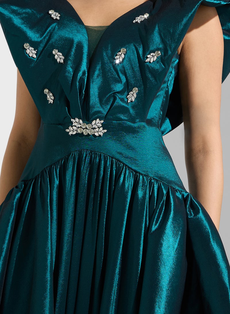 Namshi x Emerald Embellished Dress - Image 4