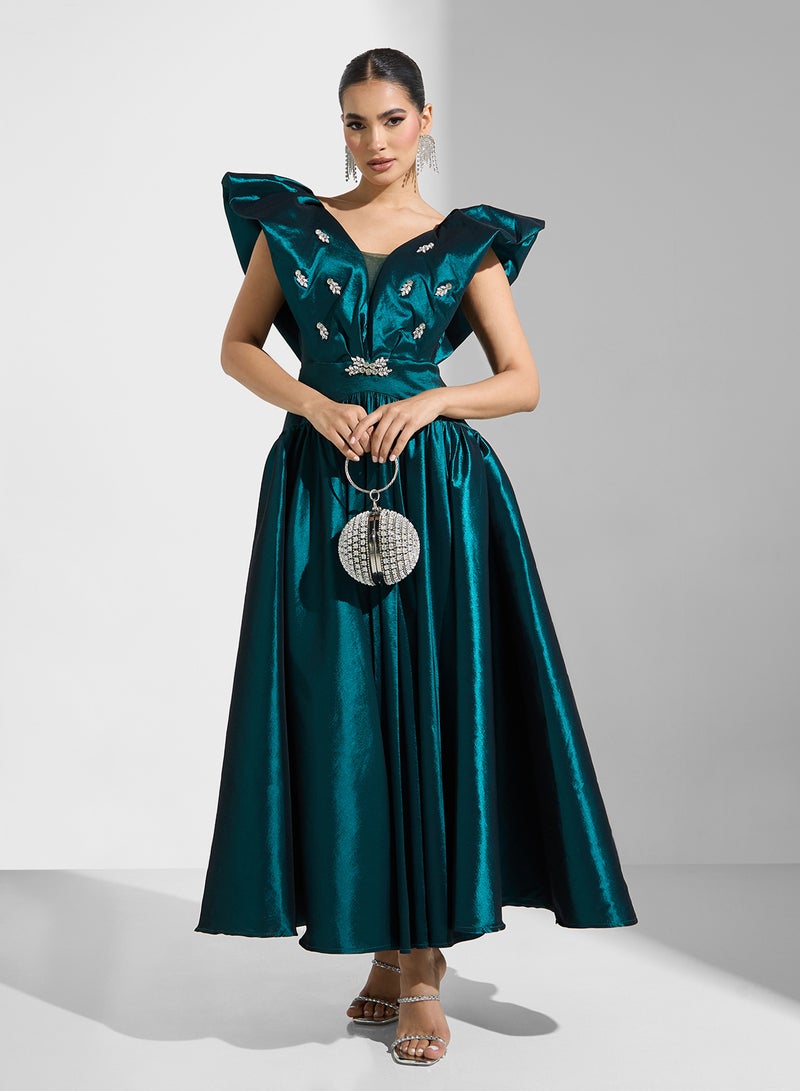 Namshi x Emerald Embellished Dress - Image 5