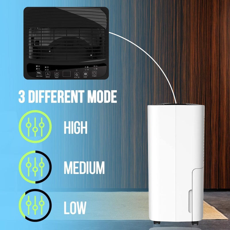 advance ADVANCE Home Dehumidifier 11 Litre 220 Watt Area Covered 350Sq feet Sutable for fungus Absorbs moisture I Clothes dryer  - Image 4