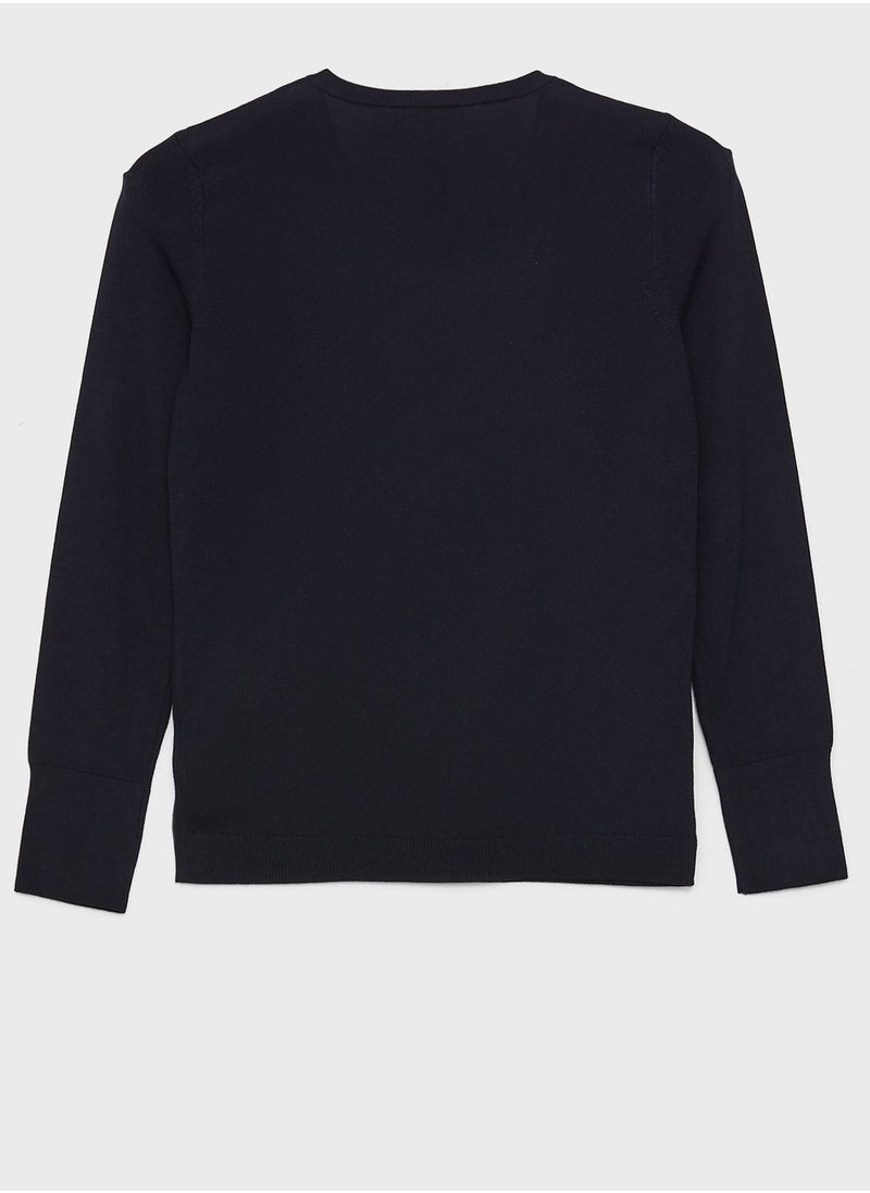 LC WAIKIKI - V-Neck Knitted Sweater - Image 1