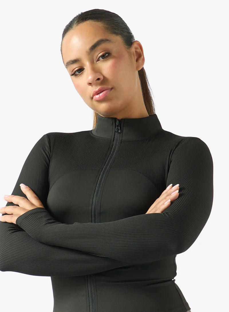 Frwd  Zip Up Sculpting Seamless Training Jacket for Women | Best Price UAE
