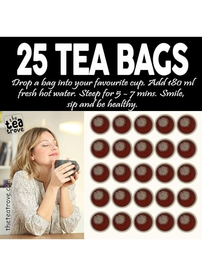 the tea trove Dandelion 25pcs Round tea bags pouch - Image 2