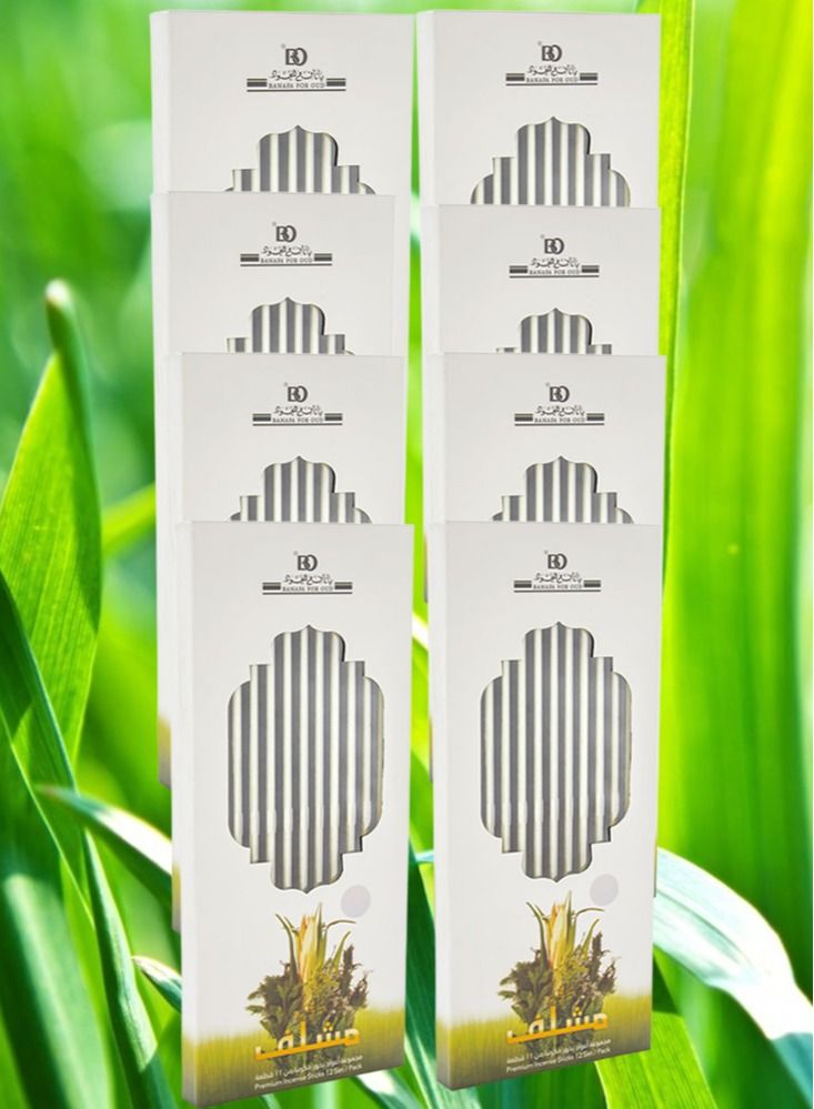 Banafa 8 Pieces Mushlaf Bakhoor Incense Sticks - Image 1
