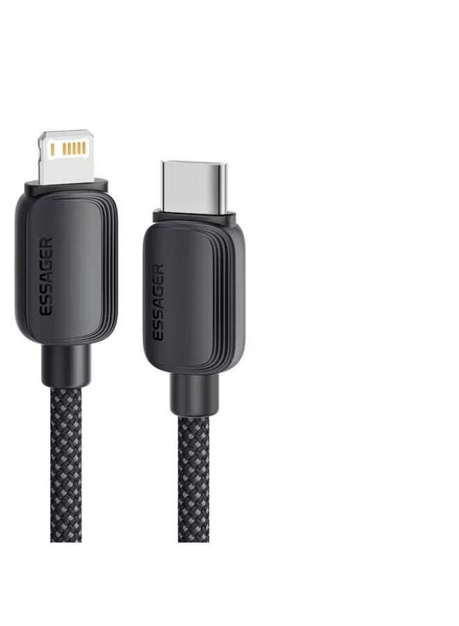 ايساجر كابل إيساجر متعدد الاستخدامات للشحن السريع ونقل البيانات – من نوع «يو إس بي – سي» إلى «لايتنينج» - Image 1