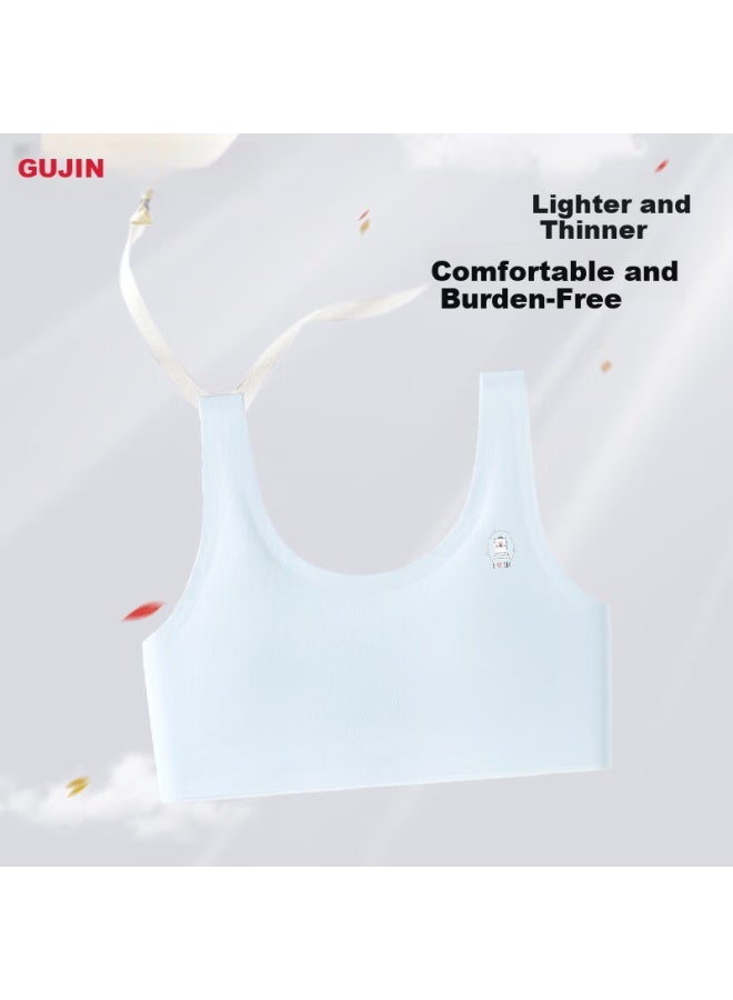 Gujin 2-pack Girls' Bras For Developmental Stage, Anti-shock Vest For Elementary And Middle School Girls Aged 8-13 - Image 5