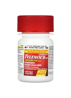 TYLENOL Tylenol, 8 HR Arthritis Pain, Pain Reliever Fever Reducer,  650 mg , 24 Caplets  - Image 5
