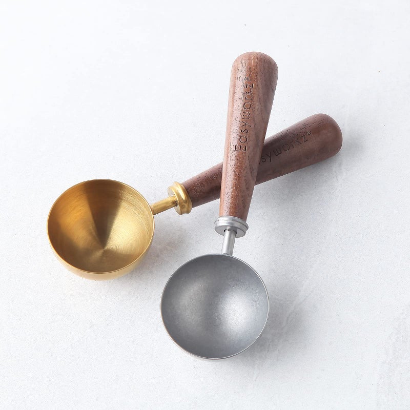 Easyworkz Retro Stainless Steel Coffee Spoon With Black Walnut Handle,10g - Measuring Spoon (Vintage) - Image 3