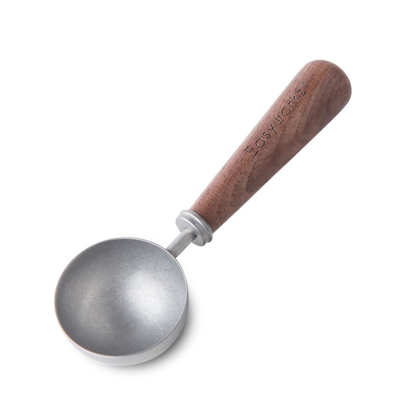Easyworkz Retro Stainless Steel Coffee Spoon With Black Walnut Handle,10g - Measuring Spoon (Vintage) - Image 1