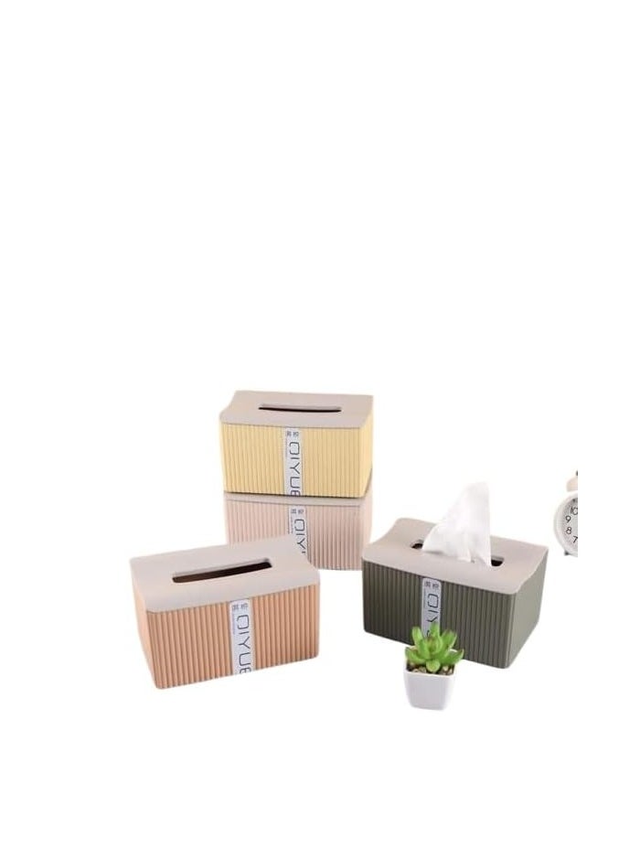 Generic - A tissue box with a modern design and practical for daily use, adding a touch of order and beauty to the place (gray) - Image 1
