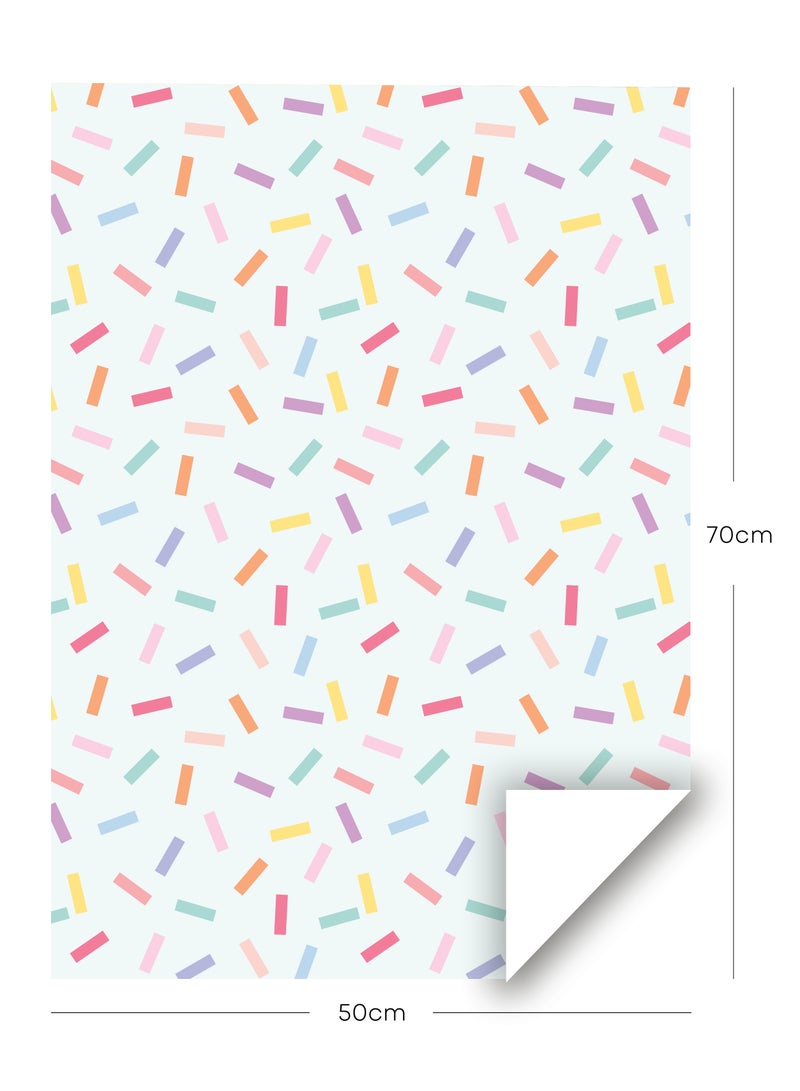 Share the Love Confetti, Gift Wrapping Paper Pack  - Image 2