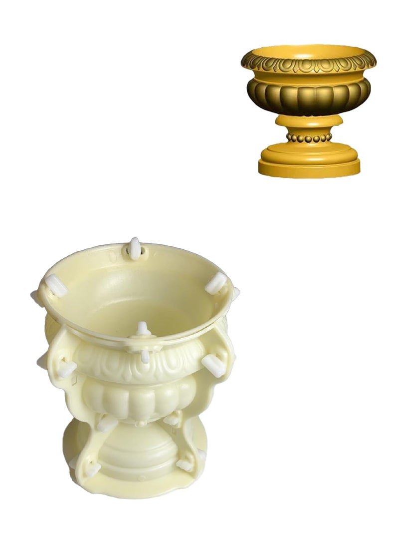DIYUNIMOULD Concrete Planter Molds Cement Planter Moulds for Indoor and Outdoor Garden Use 18CM - Image 2