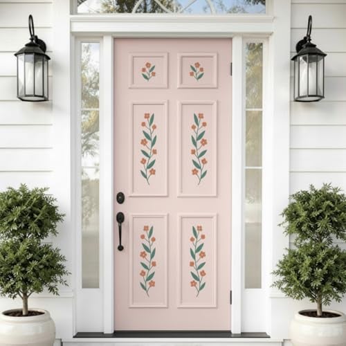 Colingmill 1 Set Peel and Stick Door Moulding Kit 3Layer Premade Door Panels Molding Trim Self Adhesive 3D Trim for Mirror Window Frame Decor Top 9x10 Middle 9x248 and Bottom 9 X 248 - Image 1