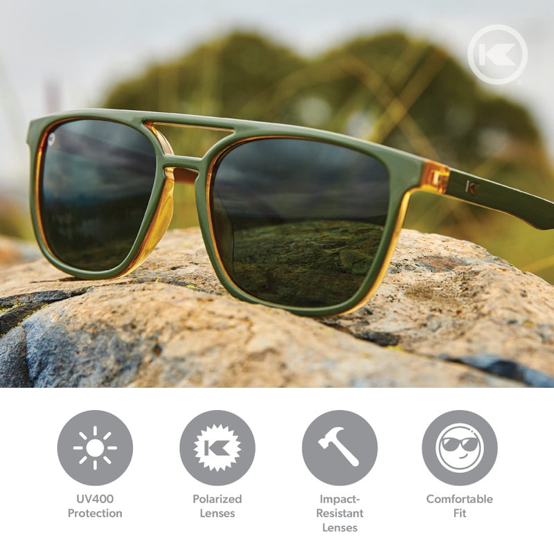 Knockaround Brightsides Polarized Sunglasses for Men & Women - Retro Sunglasses - UV400 Protection - Image 2