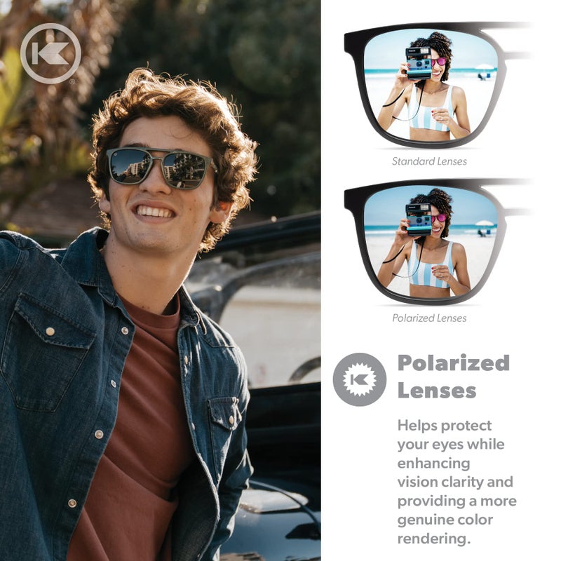 Knockaround Brightsides Polarized Sunglasses for Men & Women - Retro Sunglasses - UV400 Protection - Image 4
