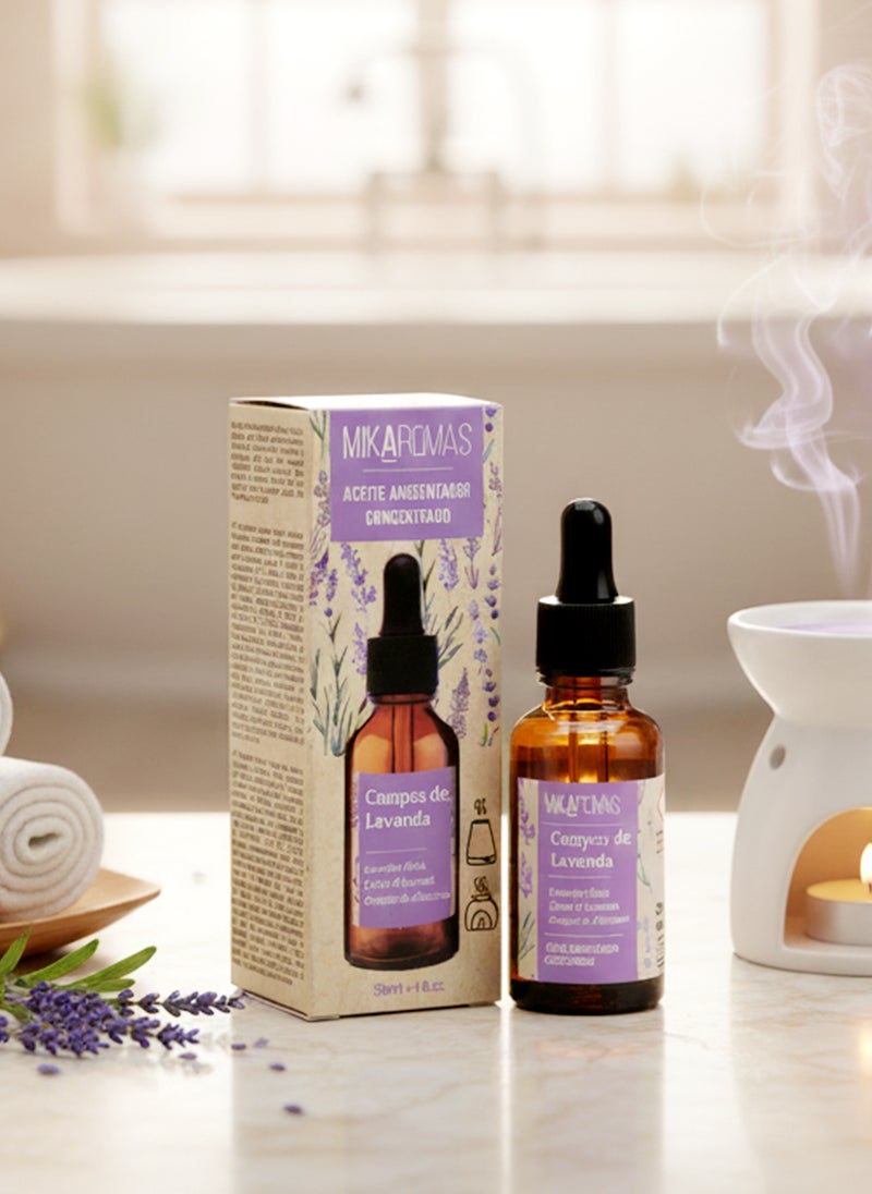 Mikaromas Fragrance Oil  Lavender Aroma, 30ml|Long-Lasting Premium Scented Oil for Diffusers,Candles,Potpourri&Air Fresheners|Calming Floral Lavender Fragrance for Relaxation,Stress Relief - Image 5