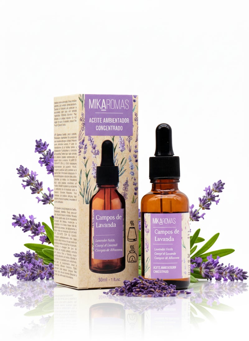 Mikaromas Fragrance Oil  Lavender Aroma, 30ml|Long-Lasting Premium Scented Oil for Diffusers,Candles,Potpourri&Air Fresheners|Calming Floral Lavender Fragrance for Relaxation,Stress Relief - Image 1