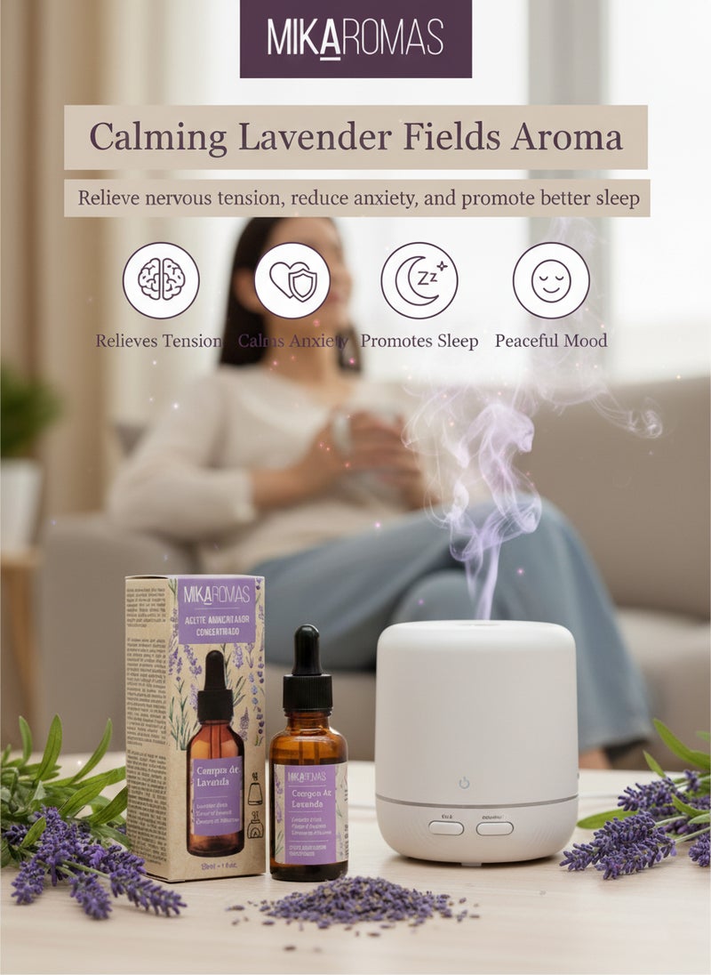 Mikaromas Fragrance Oil  Lavender Aroma, 30ml|Long-Lasting Premium Scented Oil for Diffusers,Candles,Potpourri&Air Fresheners|Calming Floral Lavender Fragrance for Relaxation,Stress Relief - Image 4