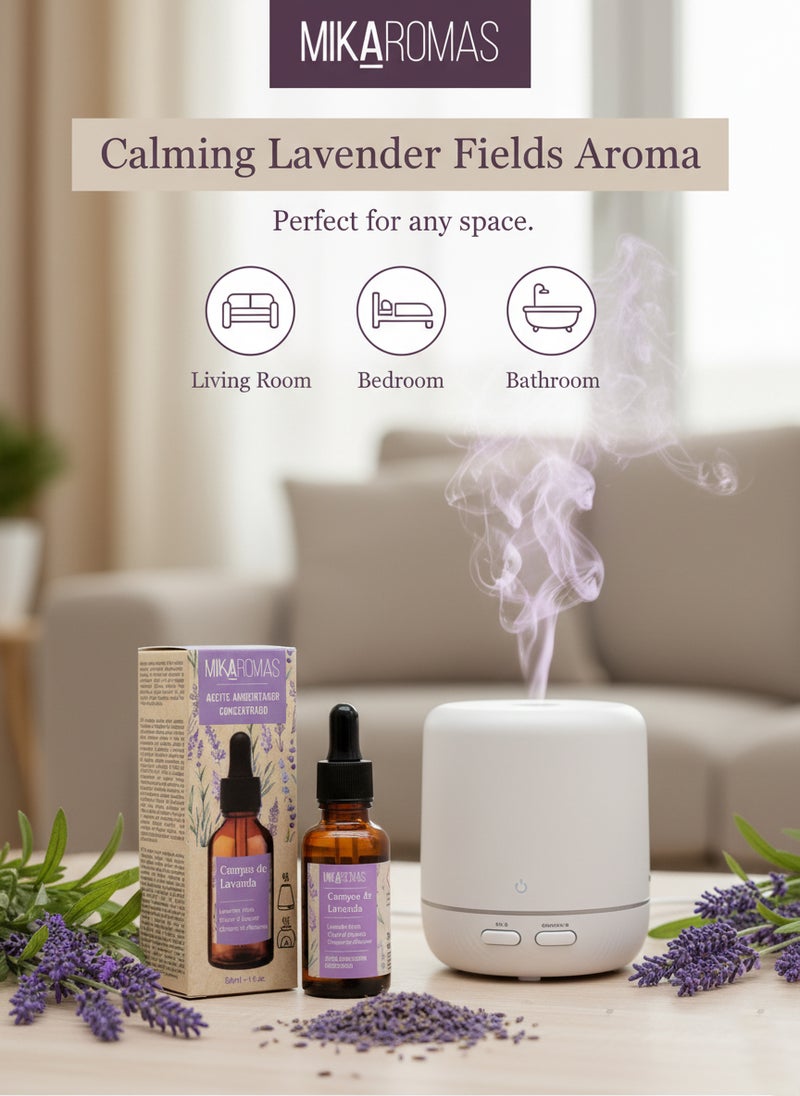 Mikaromas Fragrance Oil  Lavender Aroma, 30ml|Long-Lasting Premium Scented Oil for Diffusers,Candles,Potpourri&Air Fresheners|Calming Floral Lavender Fragrance for Relaxation,Stress Relief - Image 3