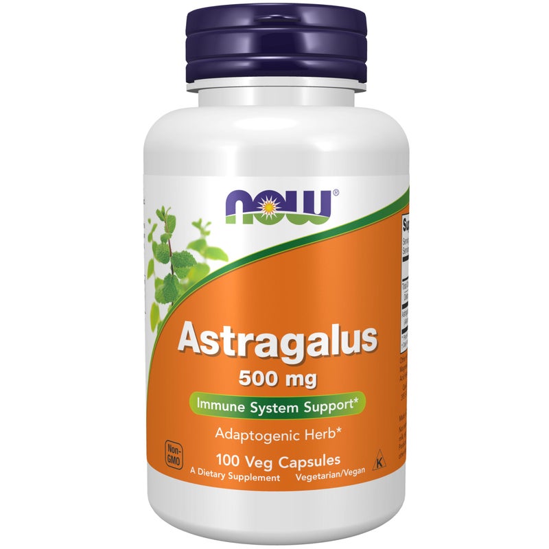 NOW Foods Supplements Astragalus Astragalus membranaceus 500 mg Immune System Support 100 Capsules