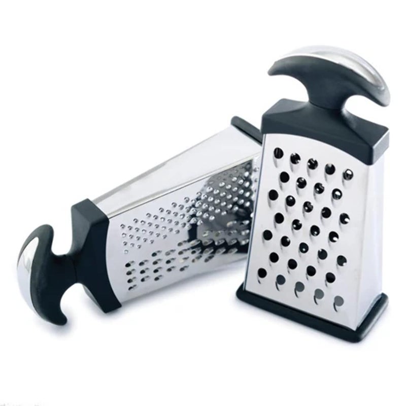 Norpro Mini GripEZ Slim Grater with 3 Surfaces Silver