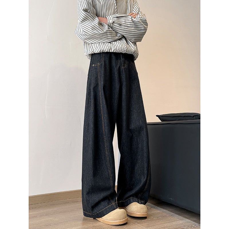 Unisex Casual Daily Denim Jeans - Image 3