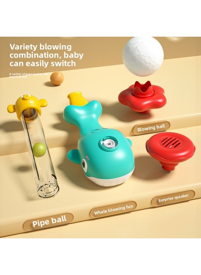 Children's Baby Blowing Toys Blowing Music Educational Whistle Mouth Muscle Trainer Lung Capacity Blowing Ball Suspension Ball Cross-border-Color:Blue - Image 5