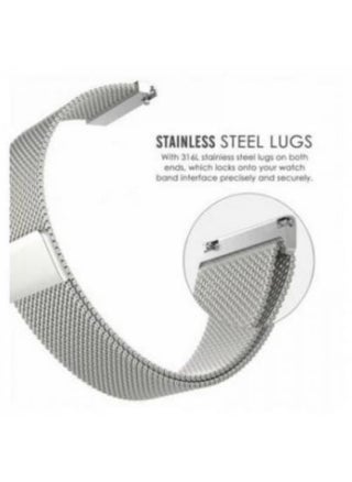 Smart Watch Amazfit Bip 5 Unity Magnetic Milanese Loop Wrist Strap Band 22mm - Silver - pzsku/ZDBC6D886D947AA2A35FEZ/45/_/1737981082/a13d2210-ae9c-44e1-a675-f677bed0f053
